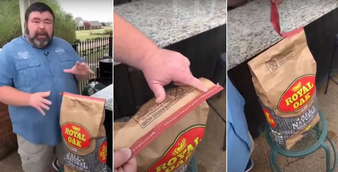 How To Properly Open A Stitched Bag Of Charcoal, Cat Litter Or Dog Food