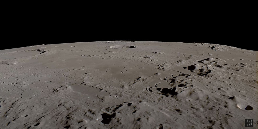 I’m In Space!: 4-Hour Video Of A Moon Orbit In Real Time