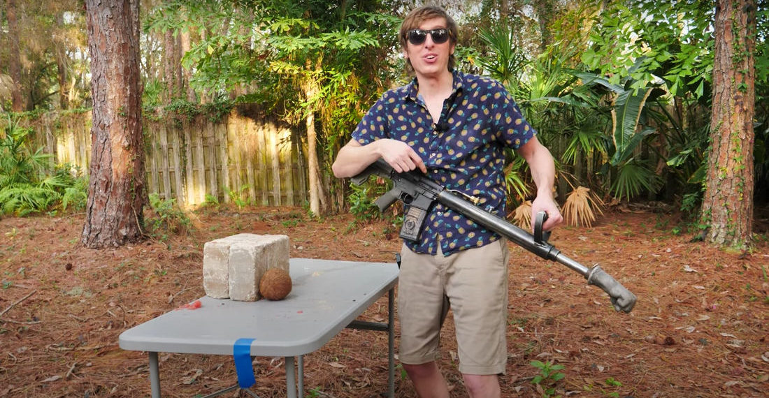 Guy Builds Fisted Gun In Attempt To Punch Through Anything