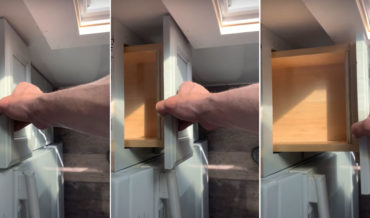 Clever Fix For Kitchen Drawer To Pass Protruding Window Frame