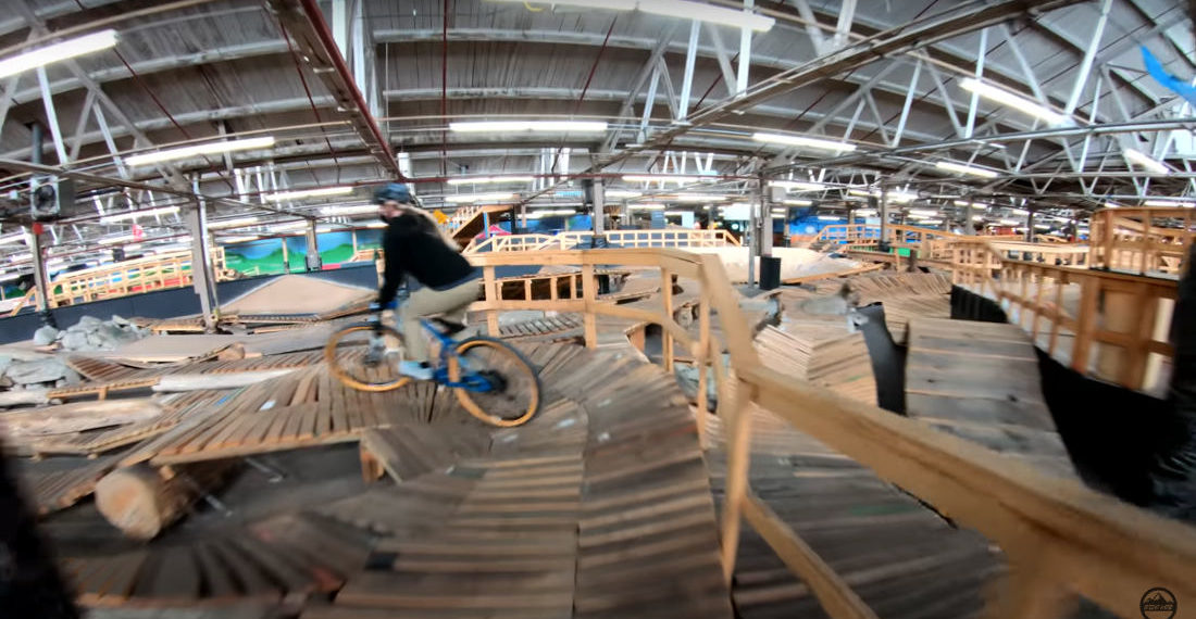 The World’s Longest Indoor Mountain Bike Trail