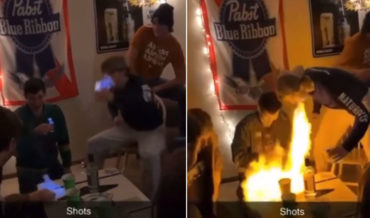 How Not To Take A Flaming Shot