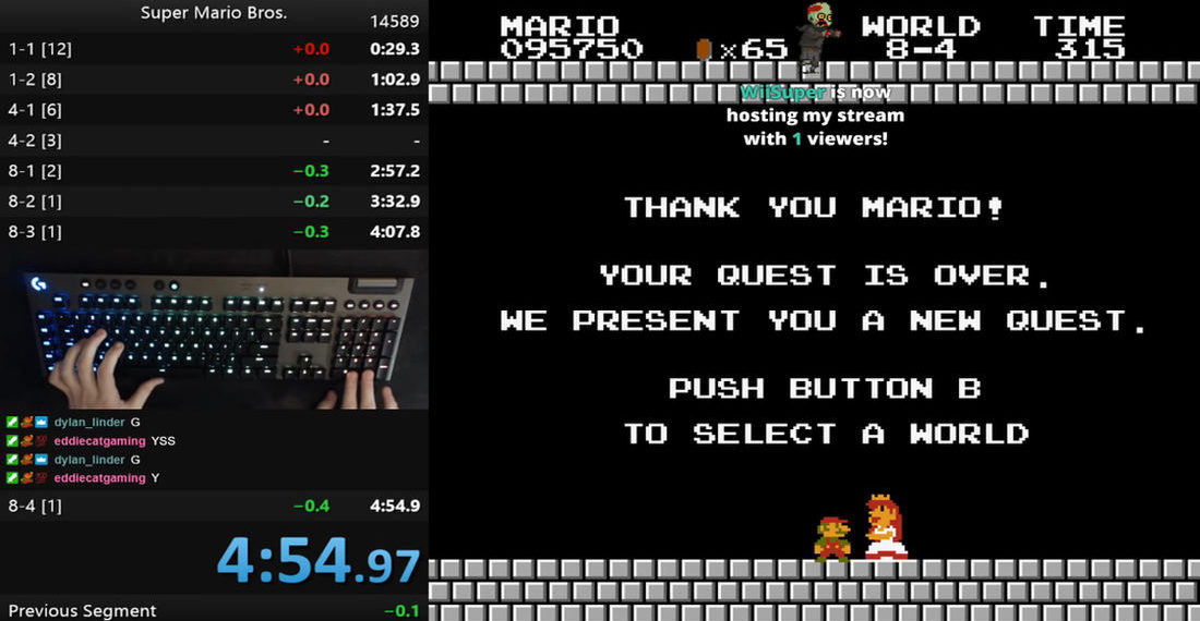 First Sub 4:55 Time Becomes New Super Mario Bros. World Speedrun Record