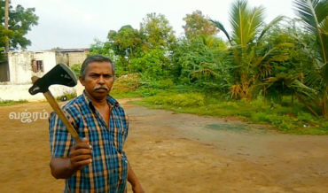 Man Demonstrates His Axe-Inspired Boomerangs