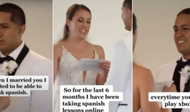 Bride Secretly Learns Spanish To Address Husband And Guests At Wedding