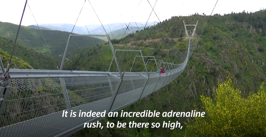 Nope: Portugal Opens World’s Longest Footbridge 600-Feet Above River