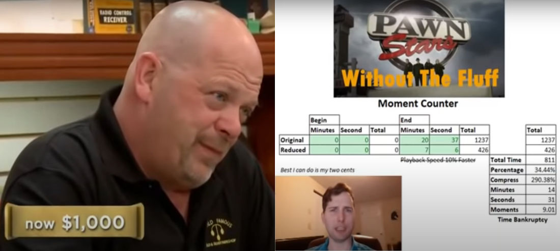 Man Edits Fluff From An Episode Of Pawn Stars, Leaving 7 Minutes
