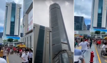 Video Of People Fleeing Skyscraper That Started Swaying For No Reason