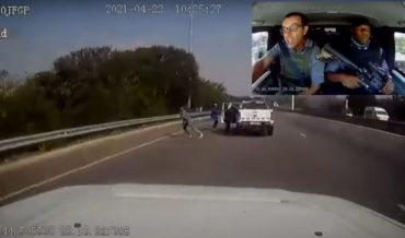 Attempted In-Transit Heist With Dashcam and View Of Driver Synced