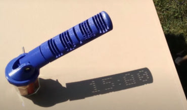 3D Printed Sundial Displays The Time Dot-Matrix Style