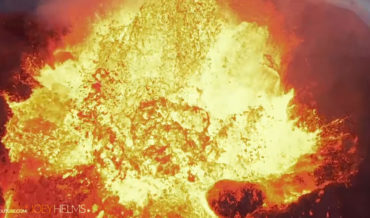 Footage From Drone That Pilot Sacrificed Into Active Volcano