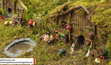 Man Builds Hobbit Village For The Mice In His Garden