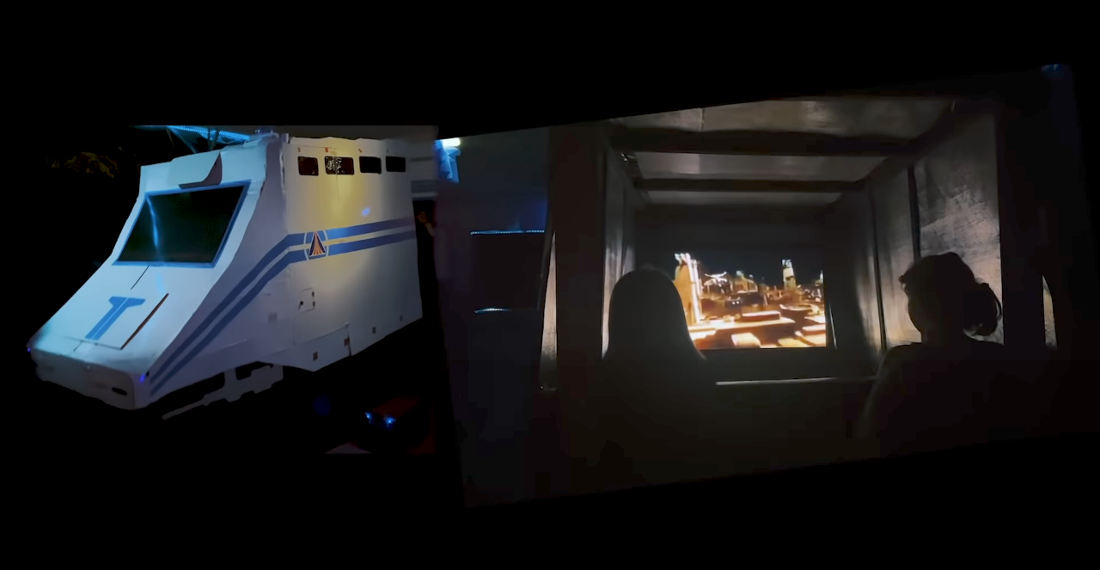 Dad Constructs Incredible Disneyland Star Tours Ride For Daughter’s Birthday
