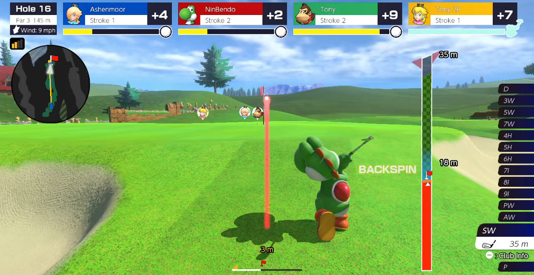 Rage Quitting: Ball Spins Around Hole 8 Times, Doesn’t Fall In New Mario Golf Game