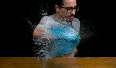 A Trippy Video Combining Slow Motion And Regular Speed Footage Simultaneously