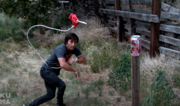 Real Life Mortal Kombat Scorpion Rope Dart Trick Shots
