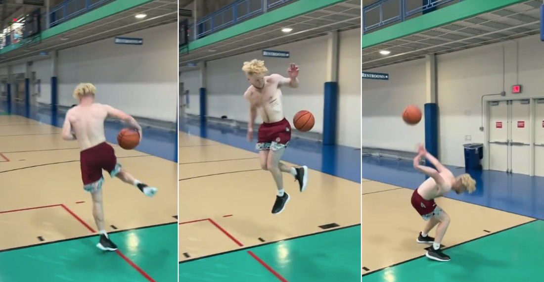 What Did I Just Watch?: Guy’s Incredible Layup Trick Shot