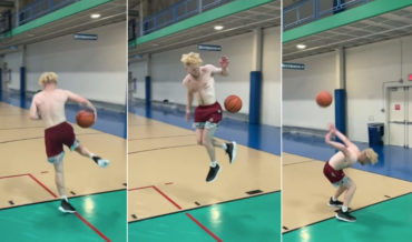 What Did I Just Watch?: Guy’s Incredible Layup Trick Shot