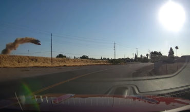 Absolutely Insane Car Launch Captured On Dashcam
