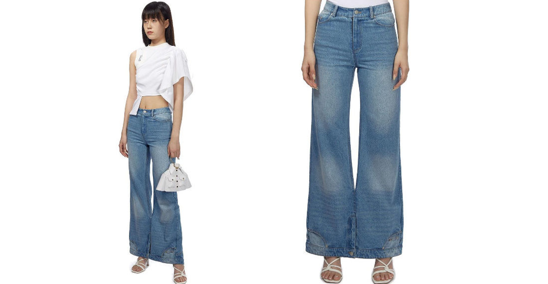Okaaay: Jeans With Another Waistband At The Ankles