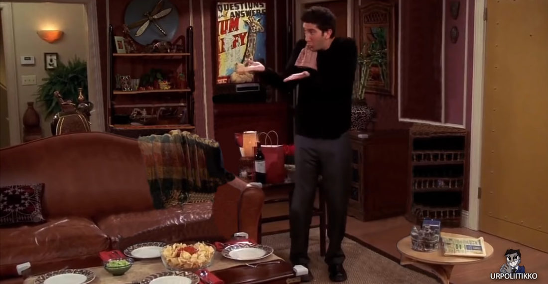 ‘Friends’ But Ross Is Talking To Himself The Whole Time
