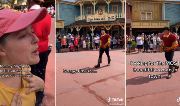 Gaston Coldly Roasts Woman Who Asks Him Out At Disney World