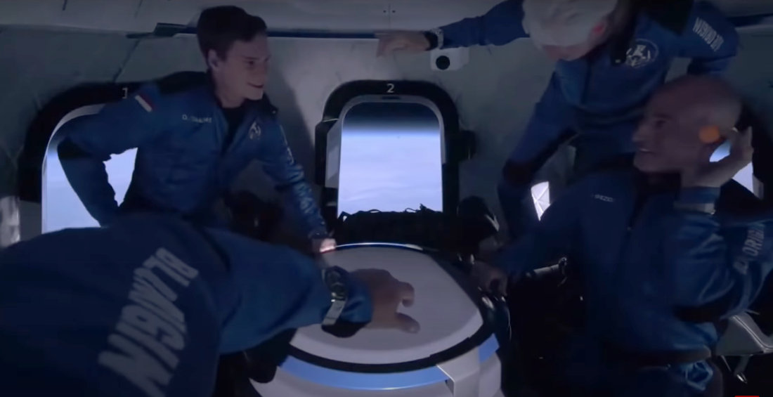 Video Of How Jeff Bezos And Crew Spent Their Weightlessness