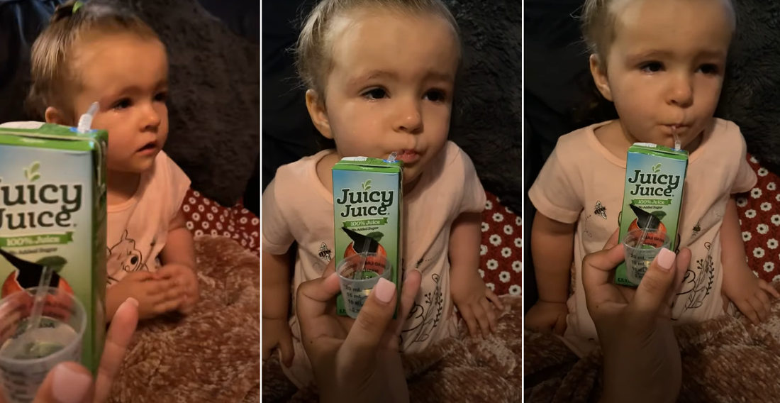 Whatever Works: Mom’s Clever Trick To Get Young Daughter To Drink Her Medicine