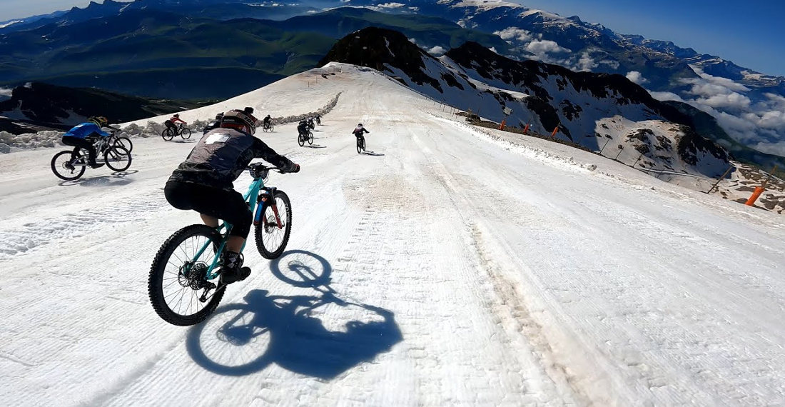 POV Footage From 2021’s Mountain Of Hell Glacier Downhill Bike Race Winning Run