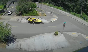 Man Successfully Stops Runaway Boat On Trailer