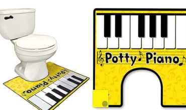 Hitting The Low Notes: Toilet Rug With Electronic Keyboard