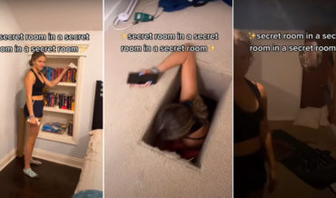 Girl Gives Tour Of Hidden Room Inside Hidden Room Inside Hidden Room