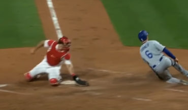 The Coolest Home Plate Slide In Baseball History