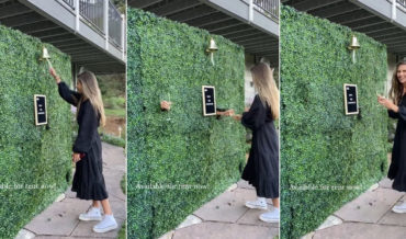 My Garden Demands It: The Ring Bell For Champagne Magical Topiary Wall