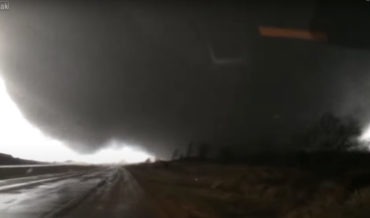 Storm Chaser Gets Way Too Up Close And Personal With Tornado