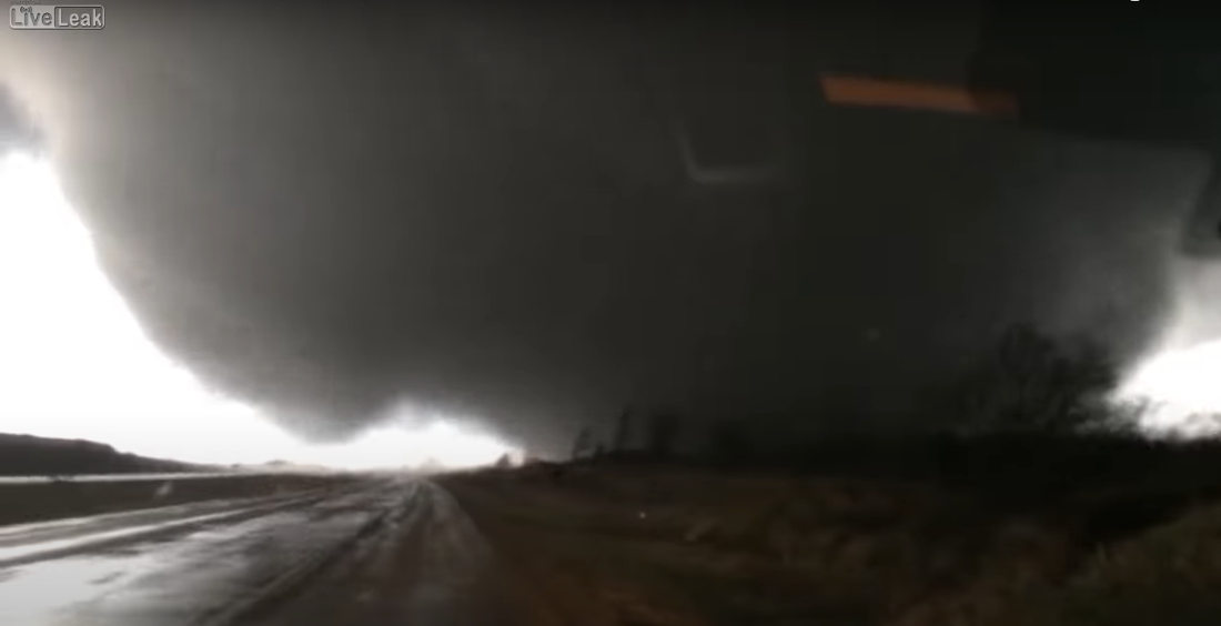 Storm Chaser Gets Way Too Up Close And Personal With Tornado