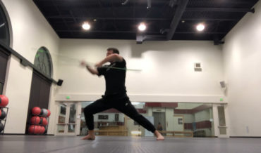 Man’s Incredibly Impressive Bo Staff Routine