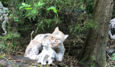 Artist Sculpts Live-Size Catmen Using Actual Cat Hair