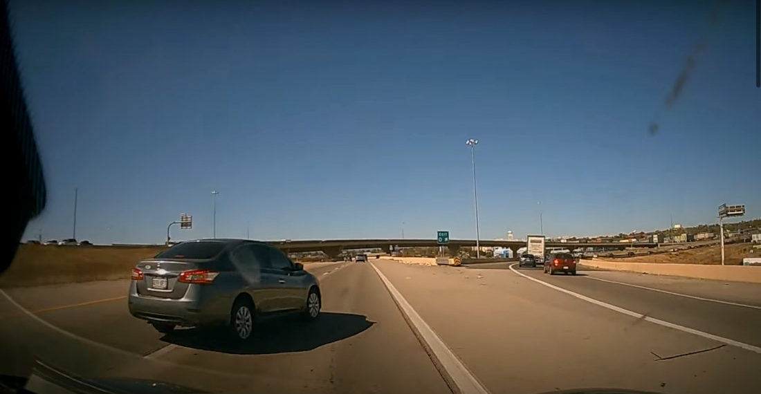 Shocking: Driver Attempts Right Side Highway Exit From Left Lane, Causes Crash