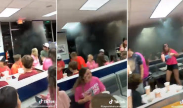 Diesel Truck Driver ‘Rolls Coal’ Into Fast Food Restaurant