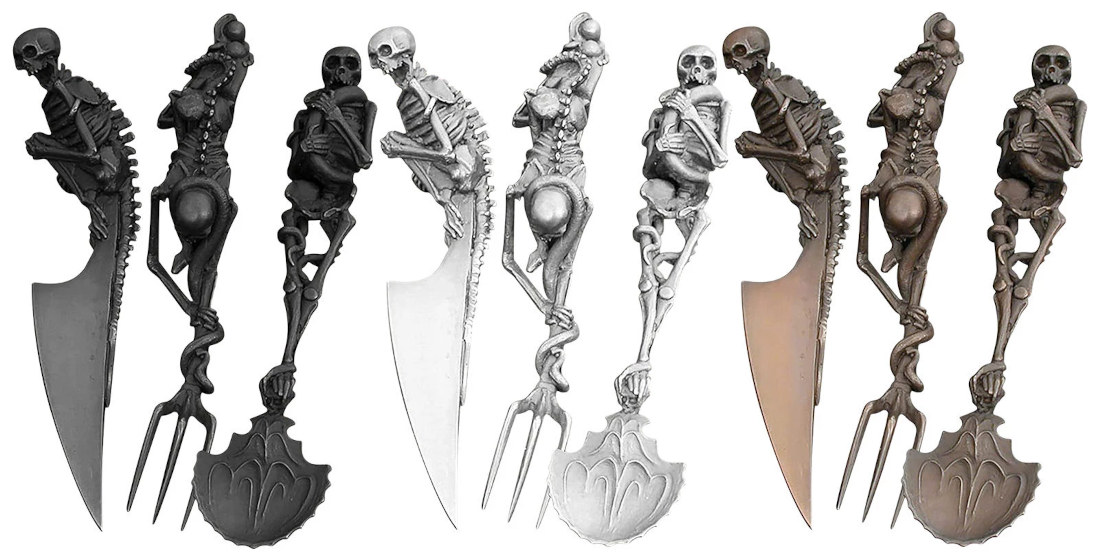 Finally, The Fancy Skeleton Cutlery You’ve Always Wanted