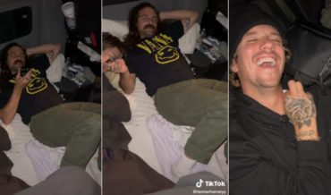 Man Shows Off His Impressive ABC Song Pronounced Backwards Party Trick