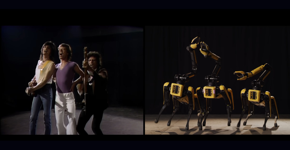 Boston Dynamics’ Spot Robots Perform Dance From Rolling Stones ‘Start Me Up’ Music Video