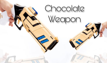 Chocolatier Creates Futuristic Gun Entirely Out Of Chocolate
