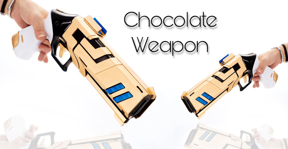 Chocolatier Creates Futuristic Gun Entirely Out Of Chocolate