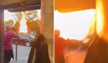 Propane Tank Explodes In Truck Bed At Restaurant