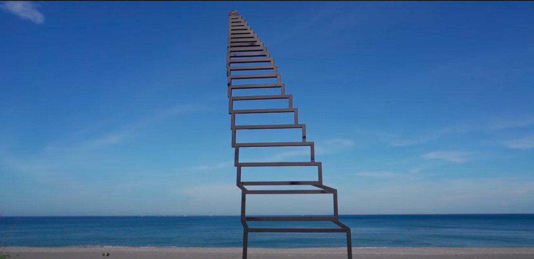 Artists Create ‘Stairway To Heaven’ Optical Illusion