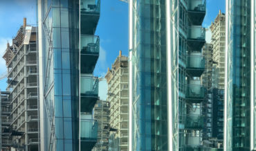 Yikes: Shattered Window Pane Rains Glass On Street Below