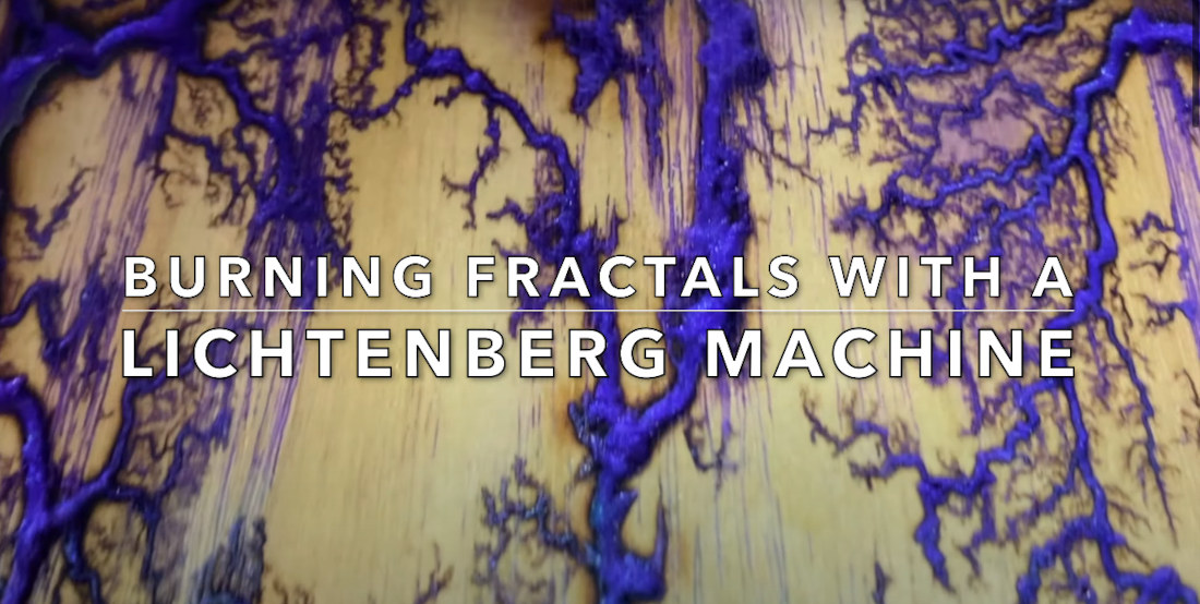 Burning Fractals Into Wood With A Lichtenberg Machine