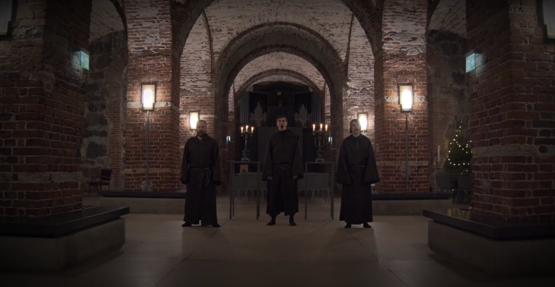 Real Gregorian Monks Chant The Halo Theme In Chapel